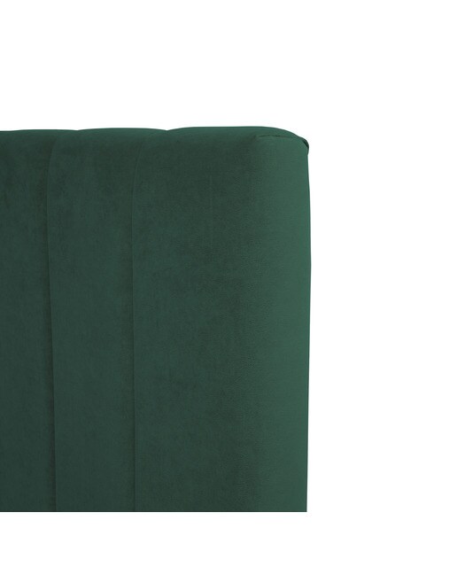 Cabecero doble tapizado Montana El Corte Inglés - Atlas / Verde botella Cama 135 cm Atlas / Verde botella-3