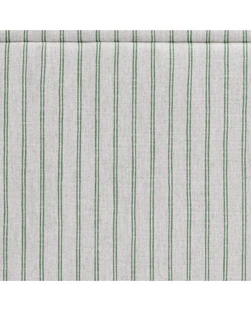 Cabecero doble de rayas con fondo beige Porto El Corte Inglés - Verde Cama 135 cm Verde-3