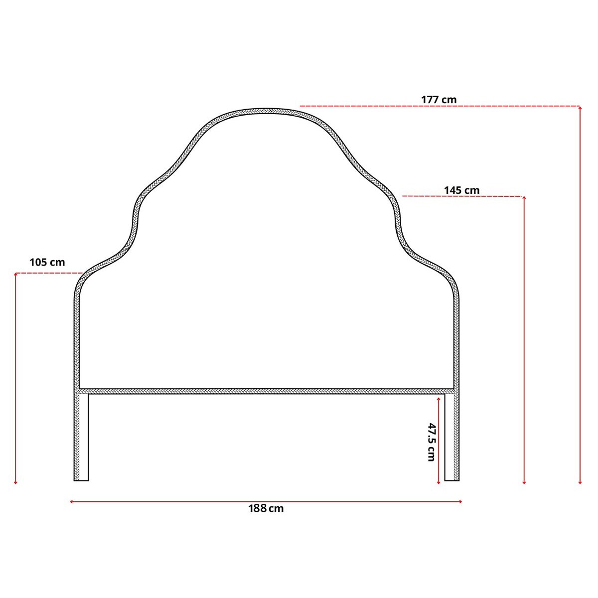 Cabeceira Dupla de Rotim Brook Natural-8