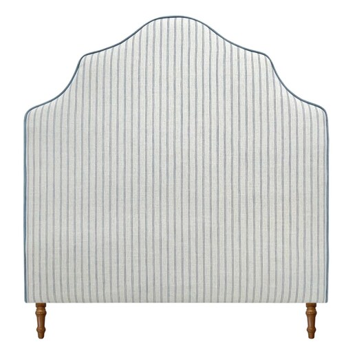 Cabecero doble tapizado rayas Harrow