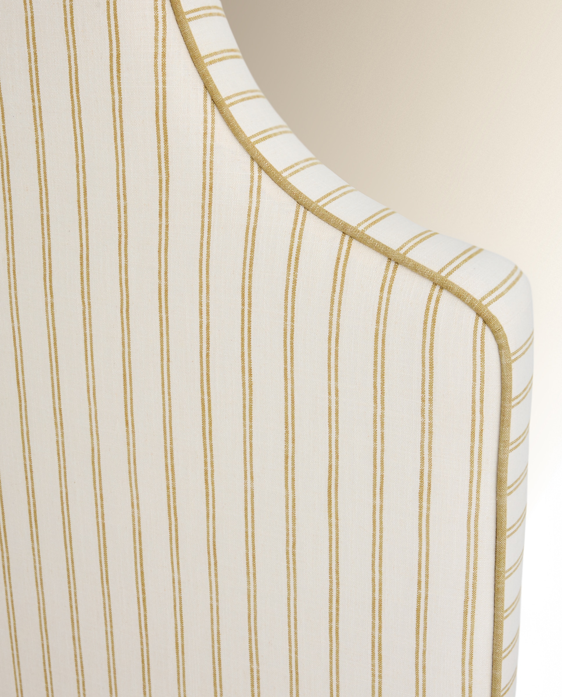 Cabecero doble tapizado rayas Harrow - Sinatra / Mostaza Cama 135 cm Sinatra / Mostaza-3