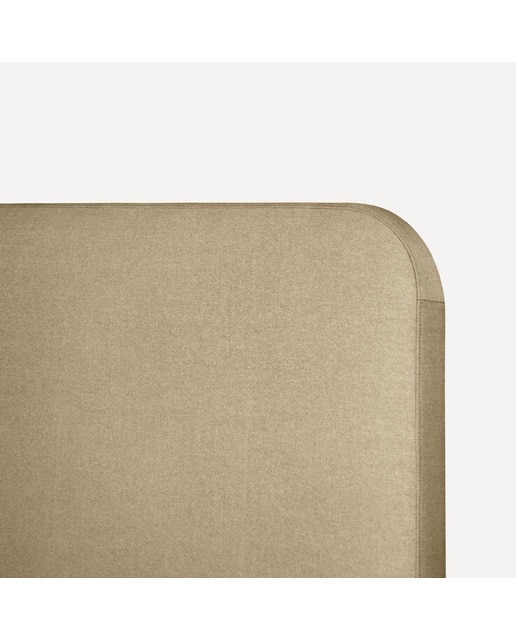 Cabeceira de Cama de Casal Estofada Tribeca - 150 Cm Castanho-claro-2