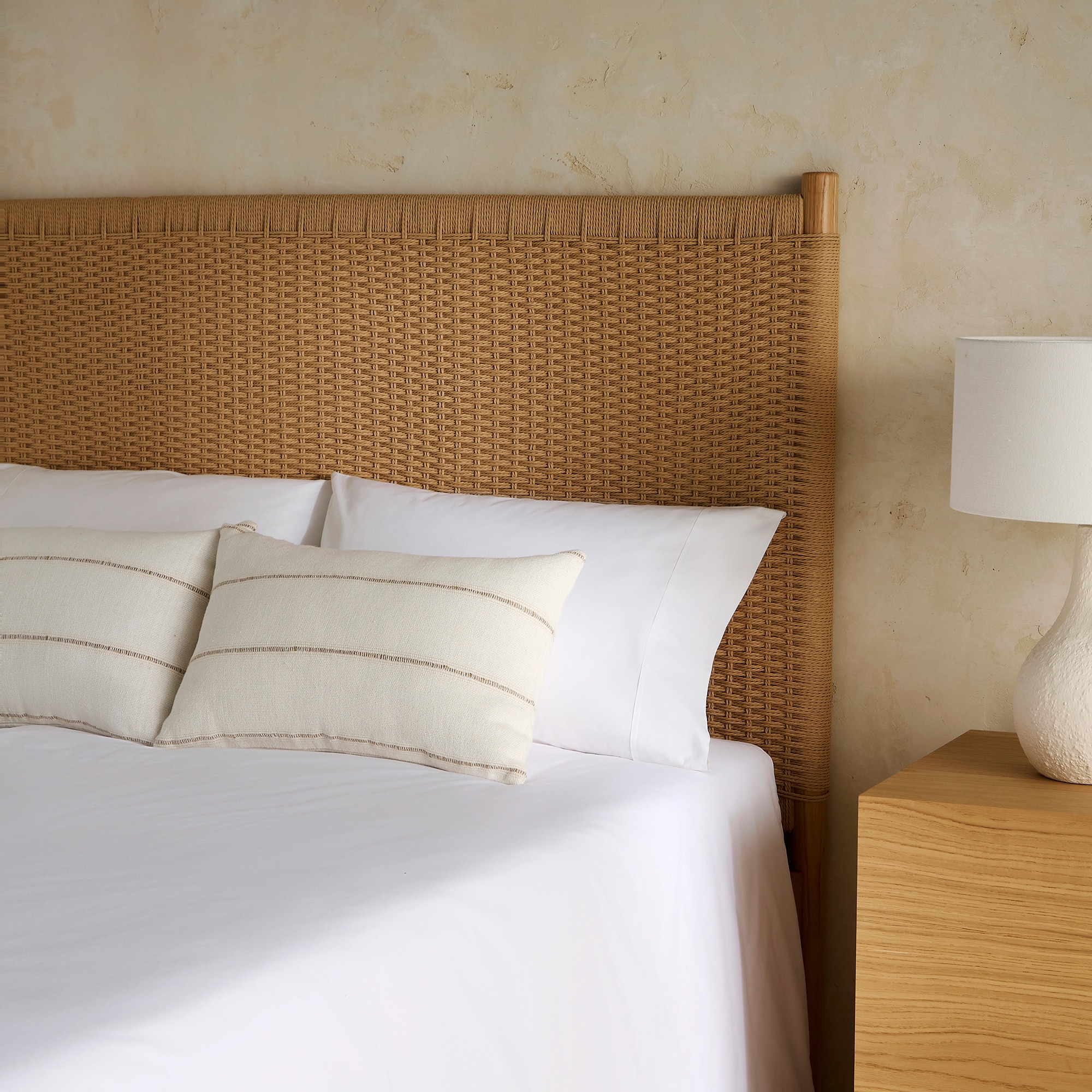 Imagem 0 de Cabeceira Dupla de Madeira de Carvalho Lumpur