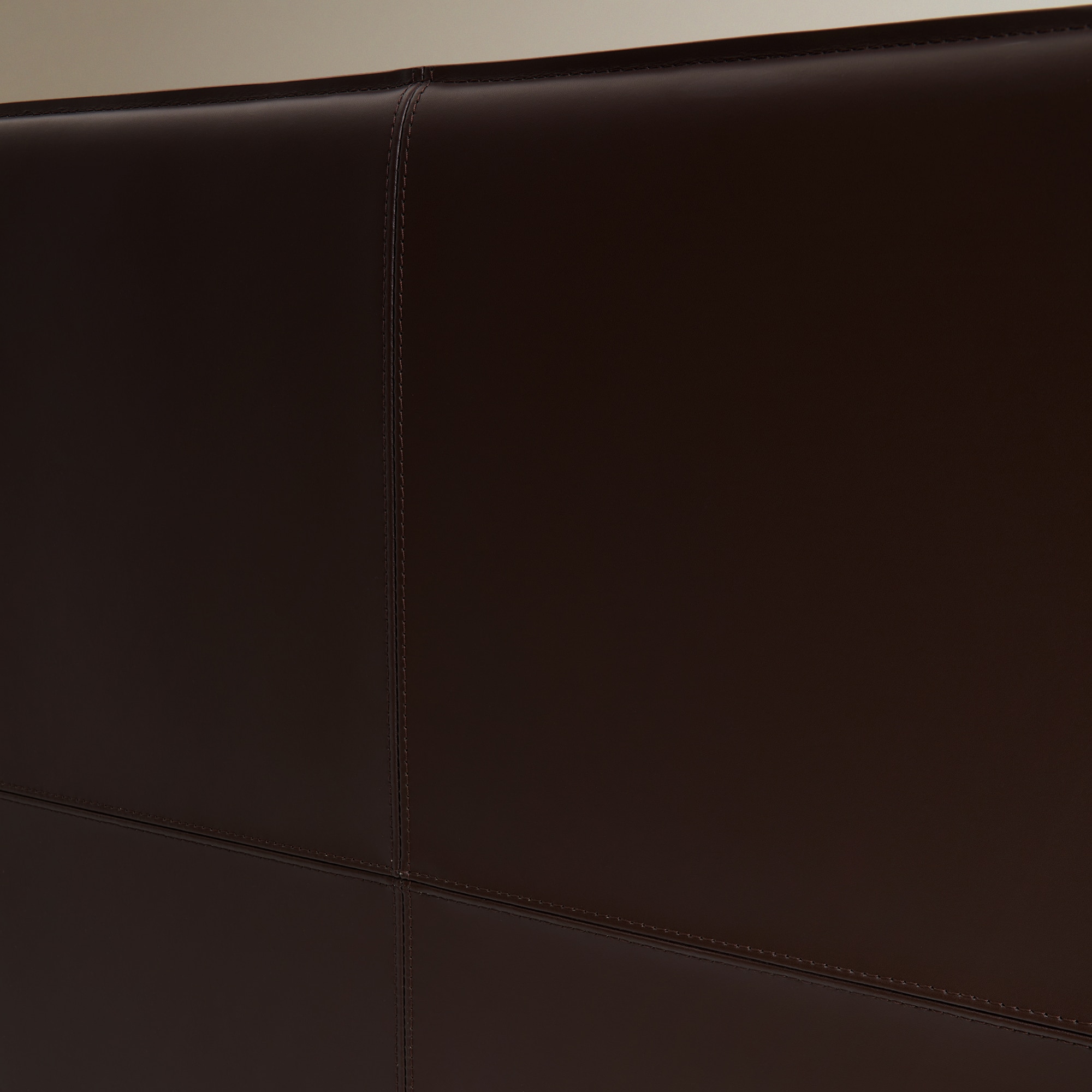 Cabeceira Dupla em Pele Módena Castanho-3