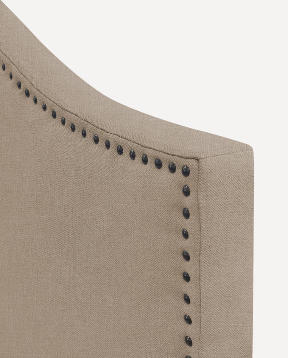 Cabeceira Dupla Estofada Verona Bérgamo/Bege-2