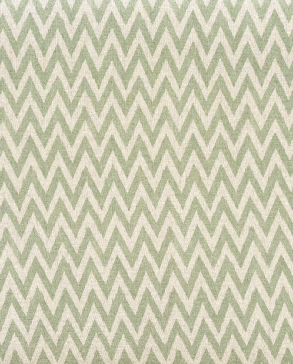 Cabecero doble tapizado zigzag Shiraz - Ikat / Verde Cama 135 cm Ikat / Verde-3
