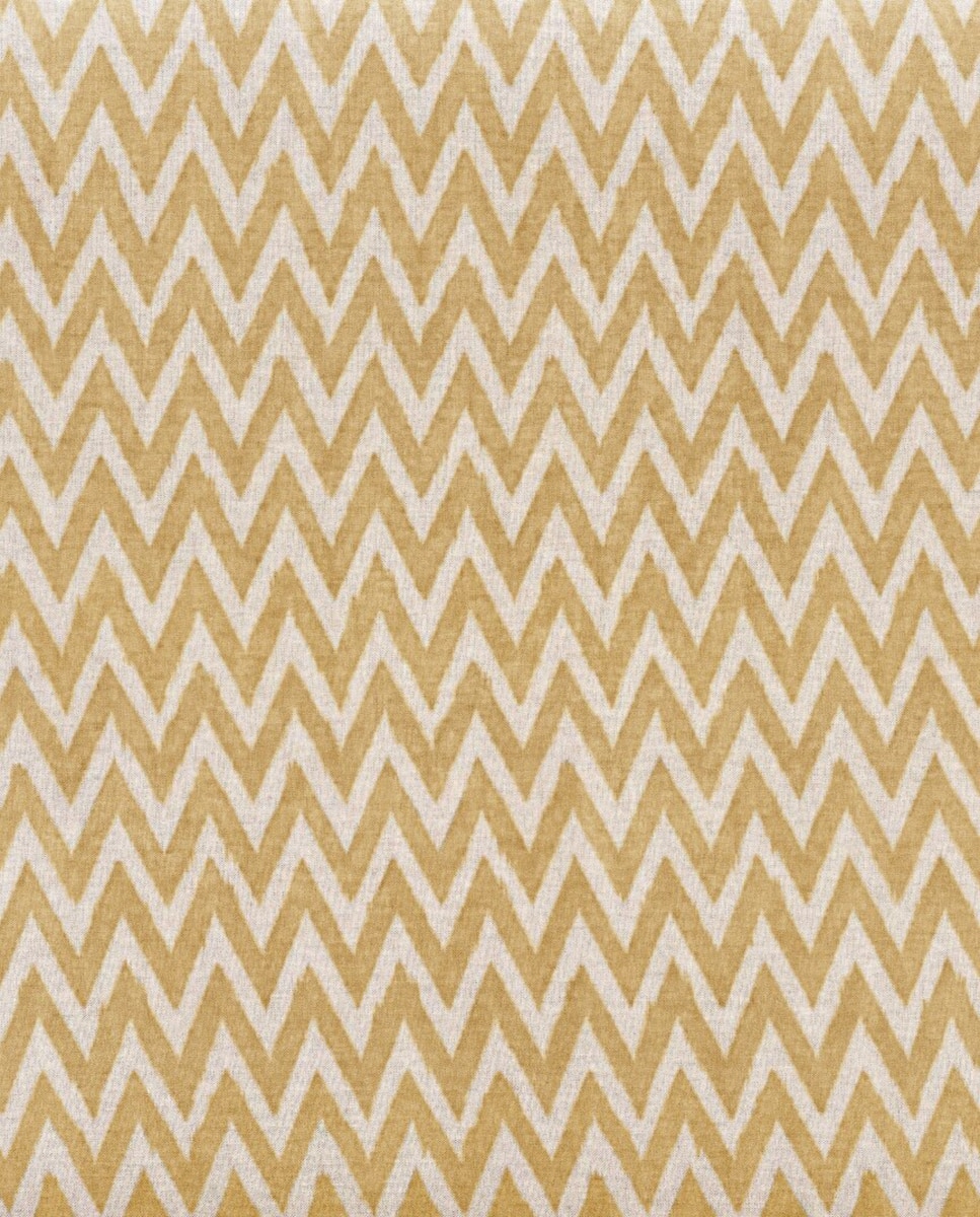 Cabeceira Dupla Estofada Chevron Harrow Ikat / Bege-3