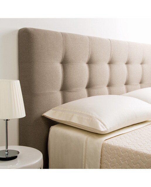 Cabecero individual tapizado Balmoral El Corte Inglés - Coralia / Tabaco Cama 90 cm Coralia / Tabaco-2