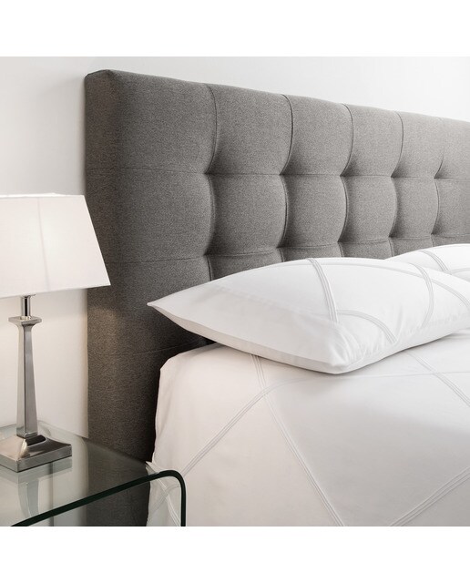 Cabecero individual tapizado Balmoral El Corte Inglés - Coralia / Gris Cama 90 cm Coralia / Gris-2
