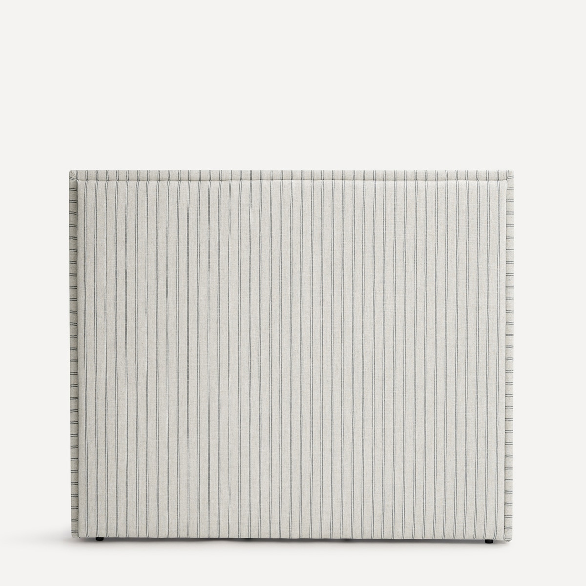 Cabecero individual de rayas con fondo beige Porto El Corte Inglés Gris Cama 90 cm Gris-1