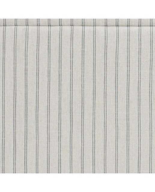 Cabecero individual de rayas con fondo beige Porto El Corte Inglés Gris Cama 90 cm Gris-3