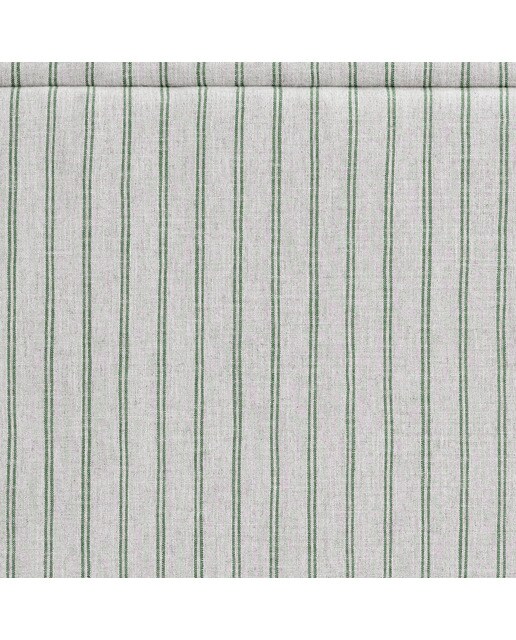Cabecero individual de rayas con fondo beige Porto El Corte Inglés - Verde Cama 90 cm Verde-3