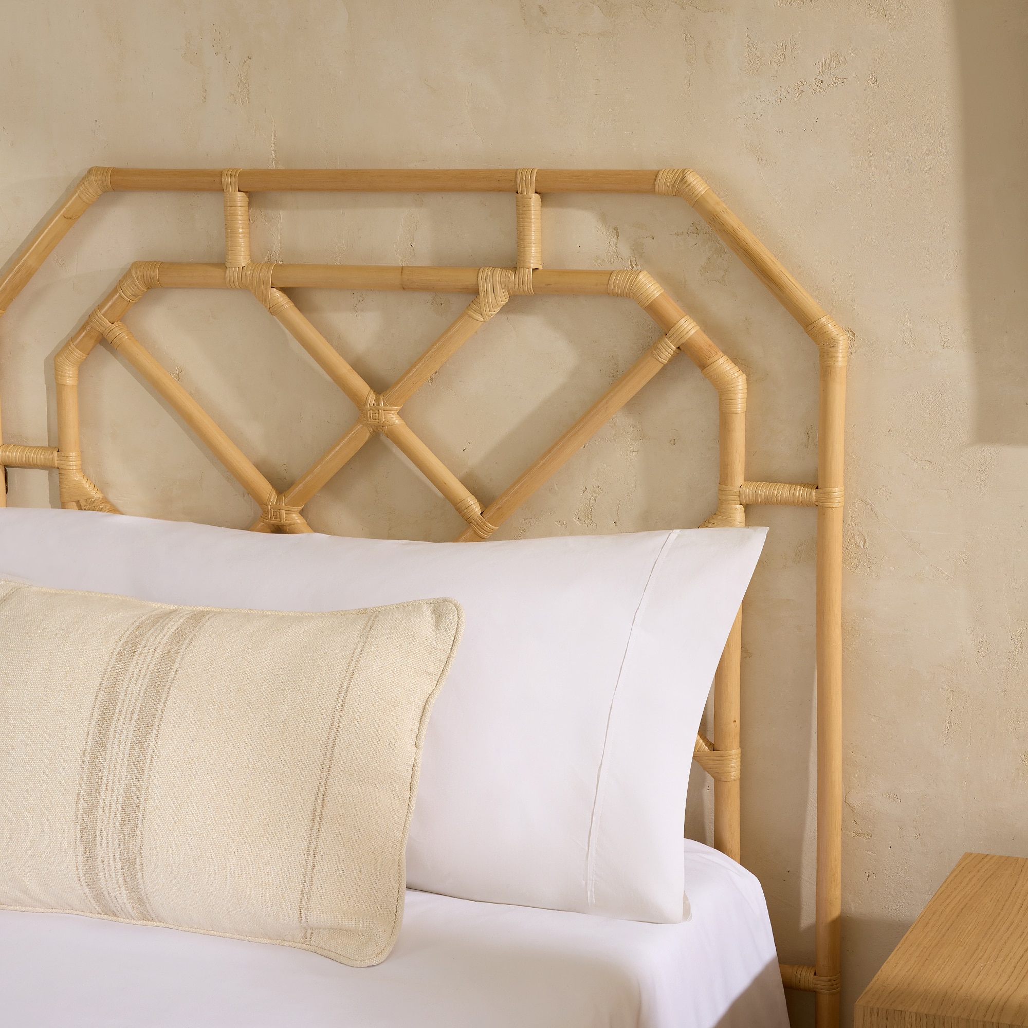Imagem 0 de Cabeceira Individual de Rattan Bornéu