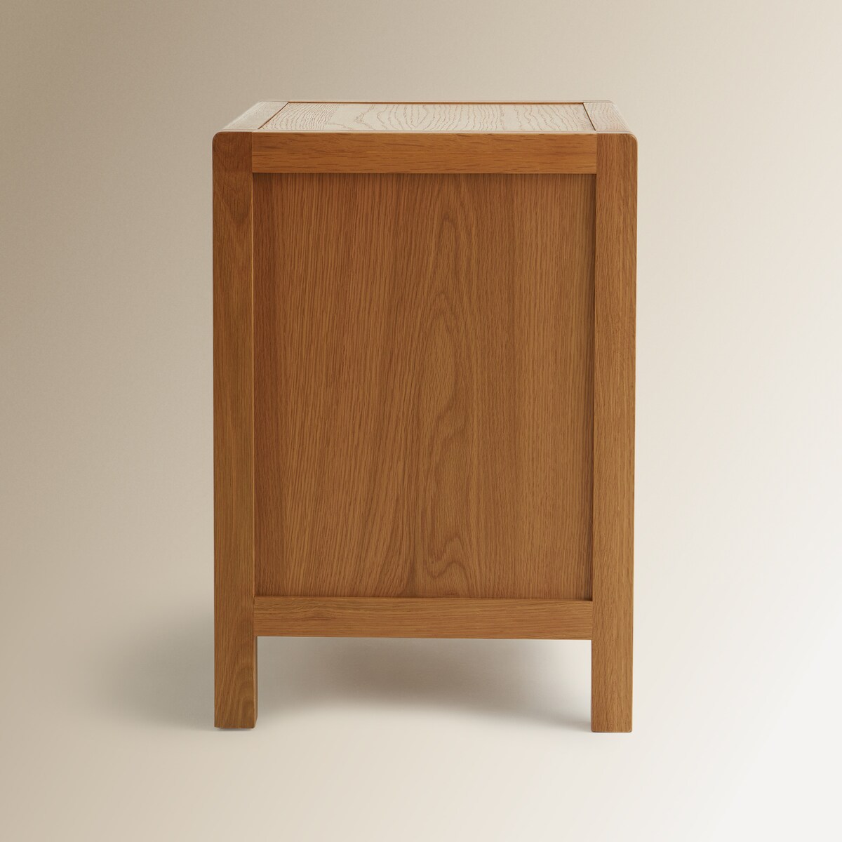 Mesa de Cabeceira de Carvalho com 3 Gavetas Nordic Carvalho-7