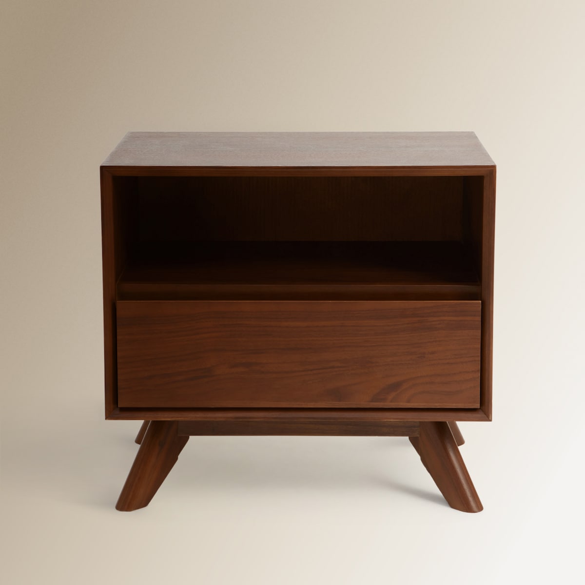 Mesa de Cabeceira de Nogueira com Gaveta Antón Nogueira-3