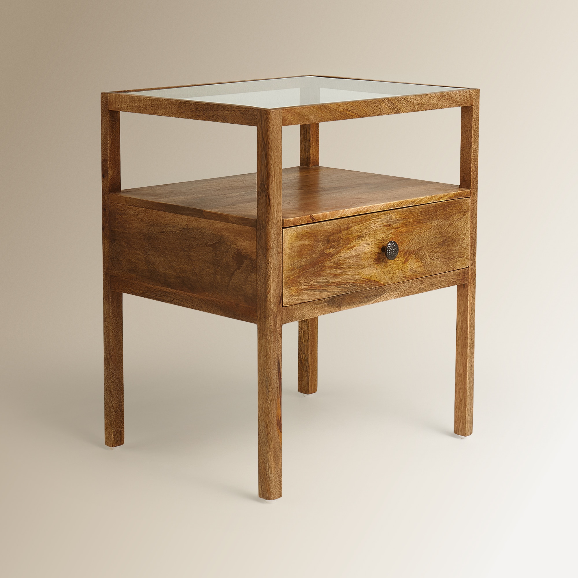 Imagem 0 de Mesa de Cabeceira de Mangueira com 1 Gaveta Madurai