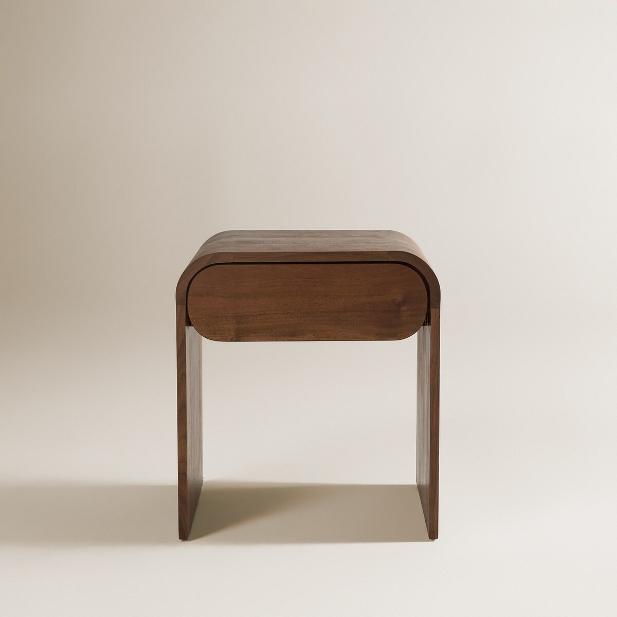 Mesa de Cabeceira com 1 Gaveta de Nogueira Chicago Nogueira-3