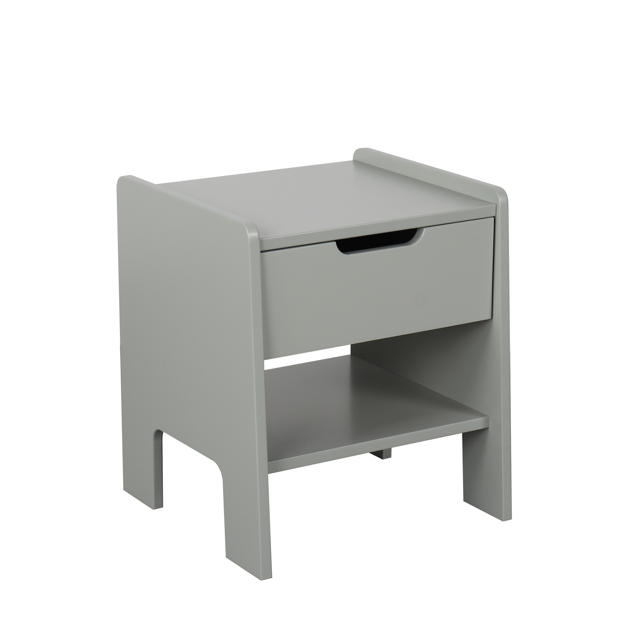 Imagem 0 de Mesa de Cabeceira Celeste com 2 Gavetas