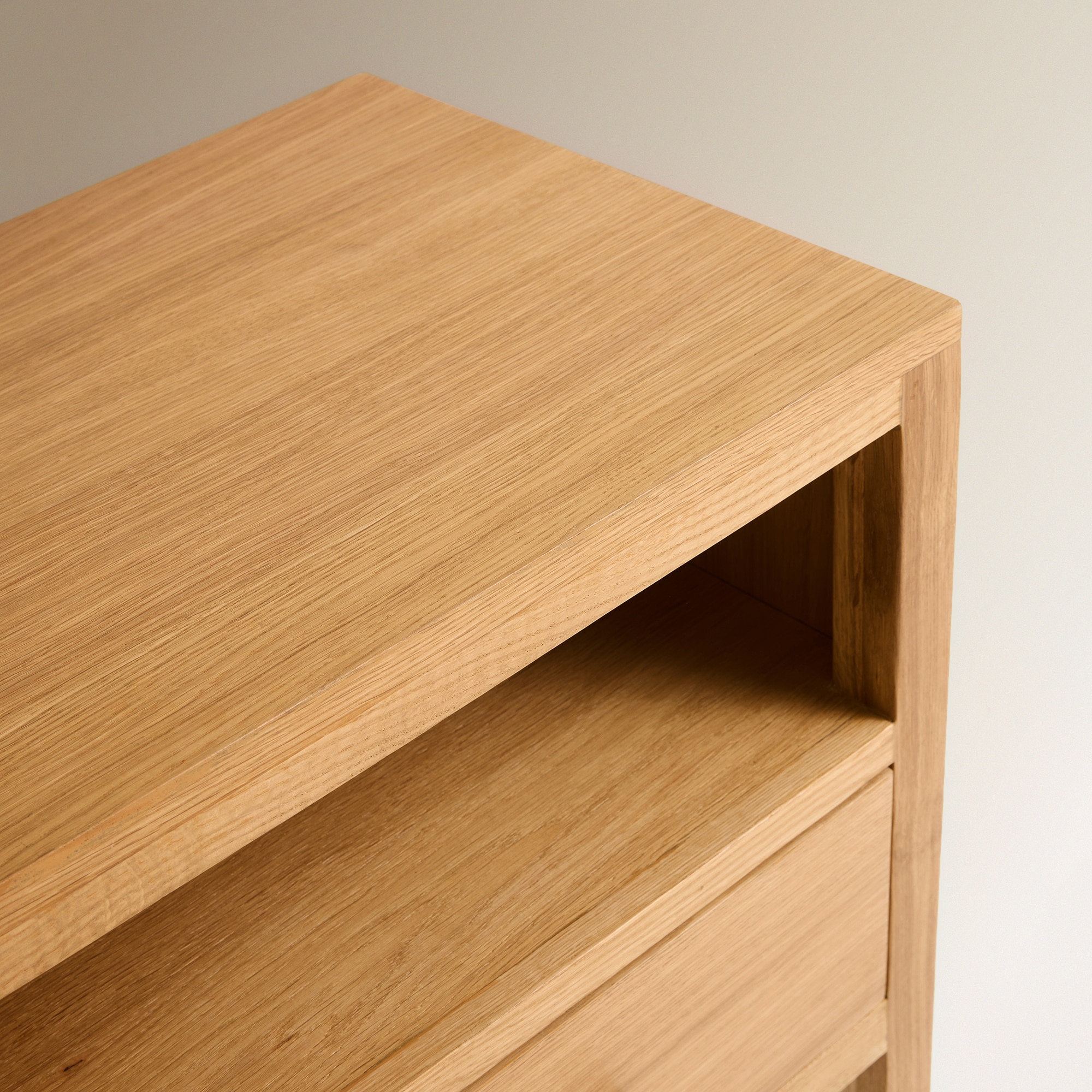 Mesa de Cabeceira com 1 Gaveta Carvalho-7