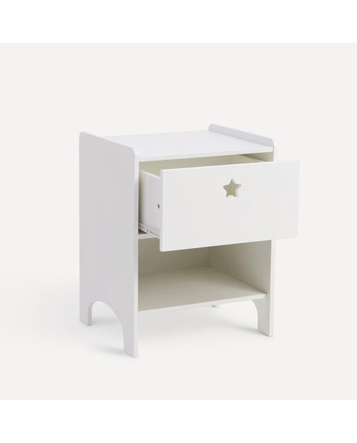 Mesa de Cabeceira Estrela Mini Home Branco-4