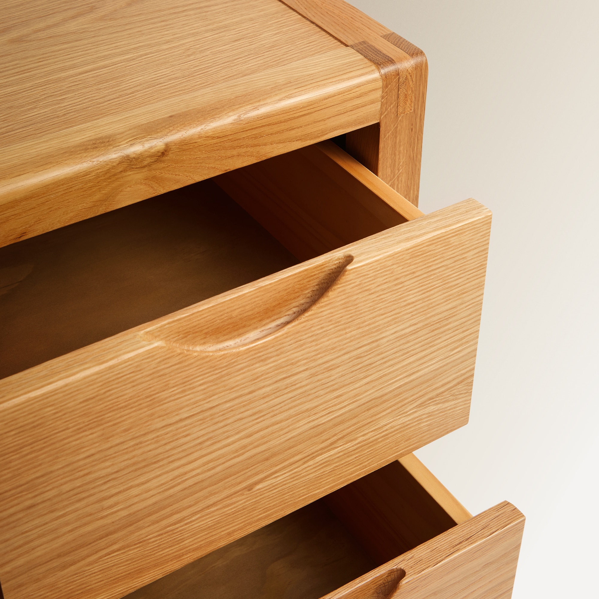 Cómoda de Carvalho com 5 Gavetas Nordic Carvalho-6