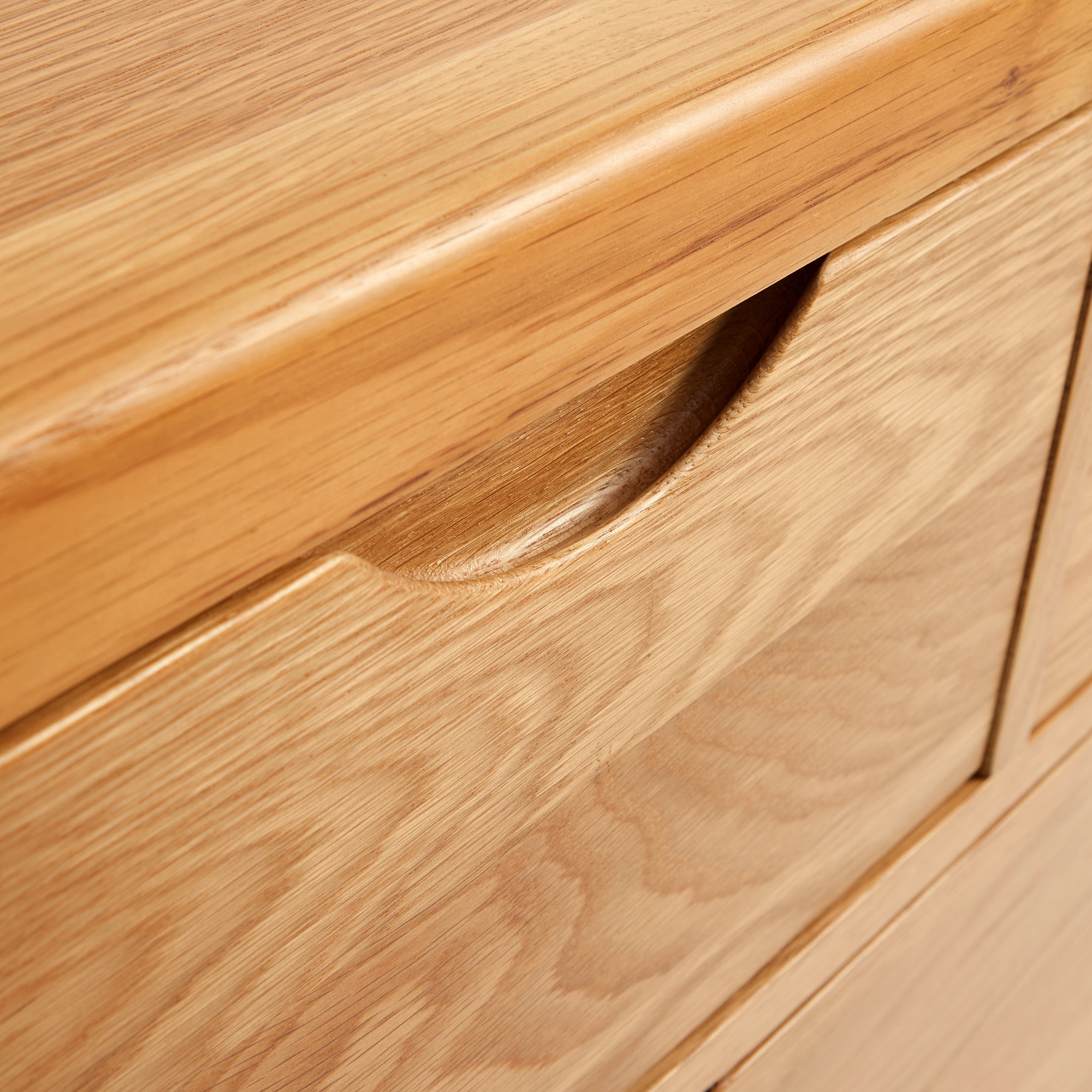 Cómoda de Carvalho com 5 Gavetas Nordic Carvalho-7