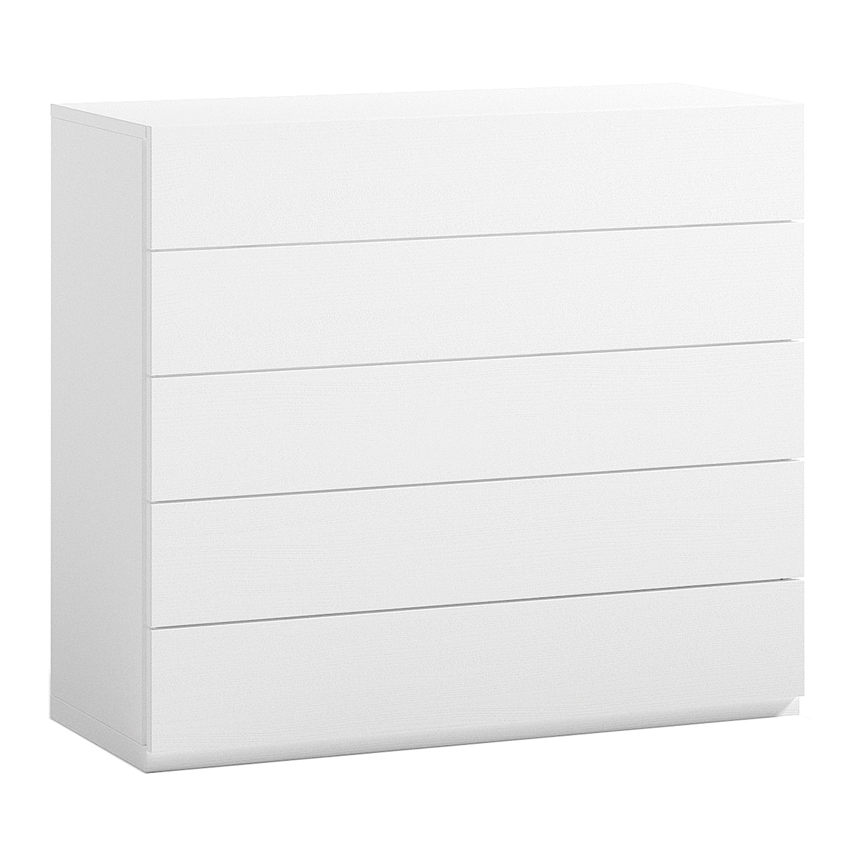 Cómoda con 5 cajones Alan El Corte Inglés - Blanco polar 100 cm Blanco polar-1