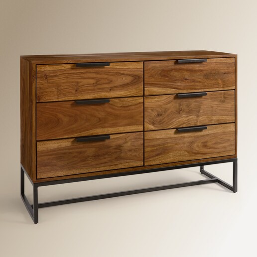 Cómoda de madera de palisandro con 6 cajones Bremen El Corte Inglés