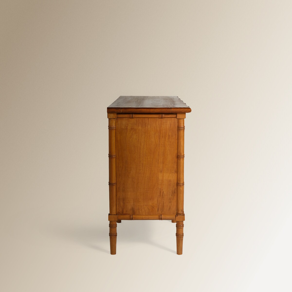 Cómoda de Pinho com 6 Gavetas Bamboo Natural-4