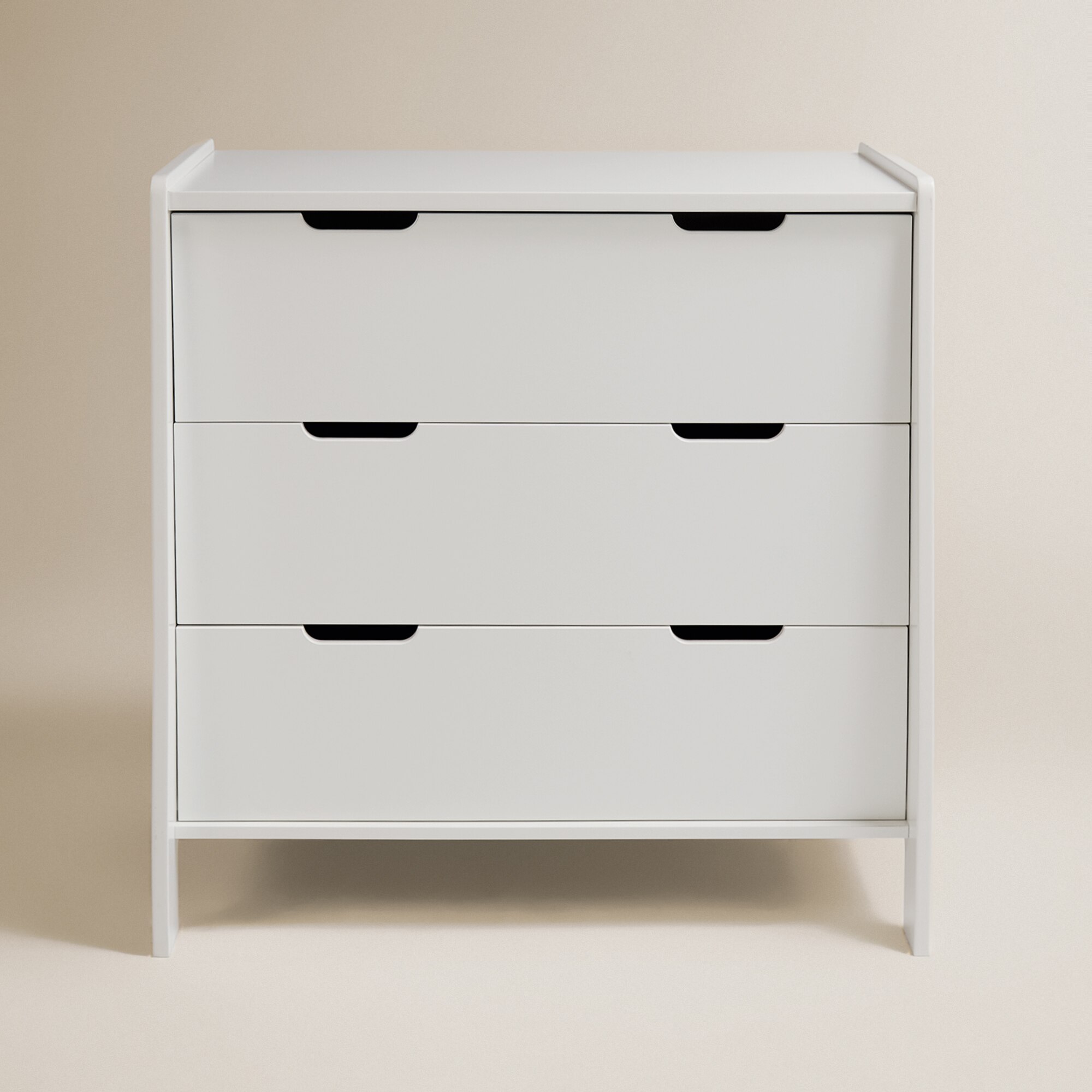 Cómoda Celeste com 3 Gavetas Branco-3