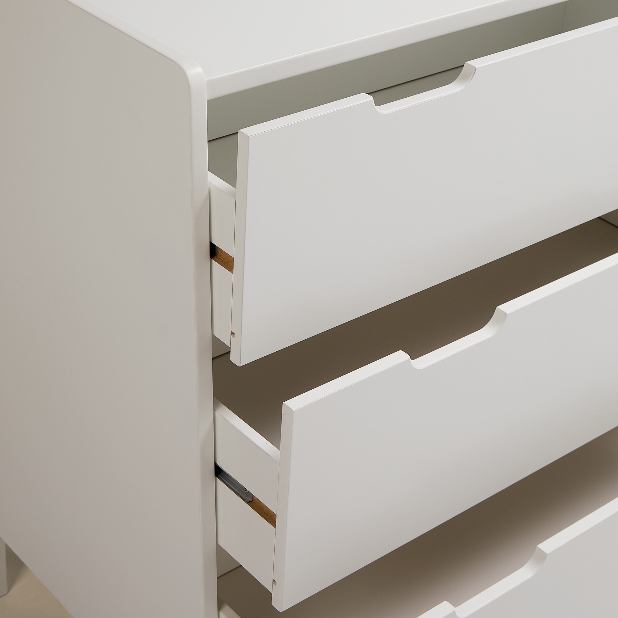 Cómoda Celeste com 3 Gavetas Branco-6