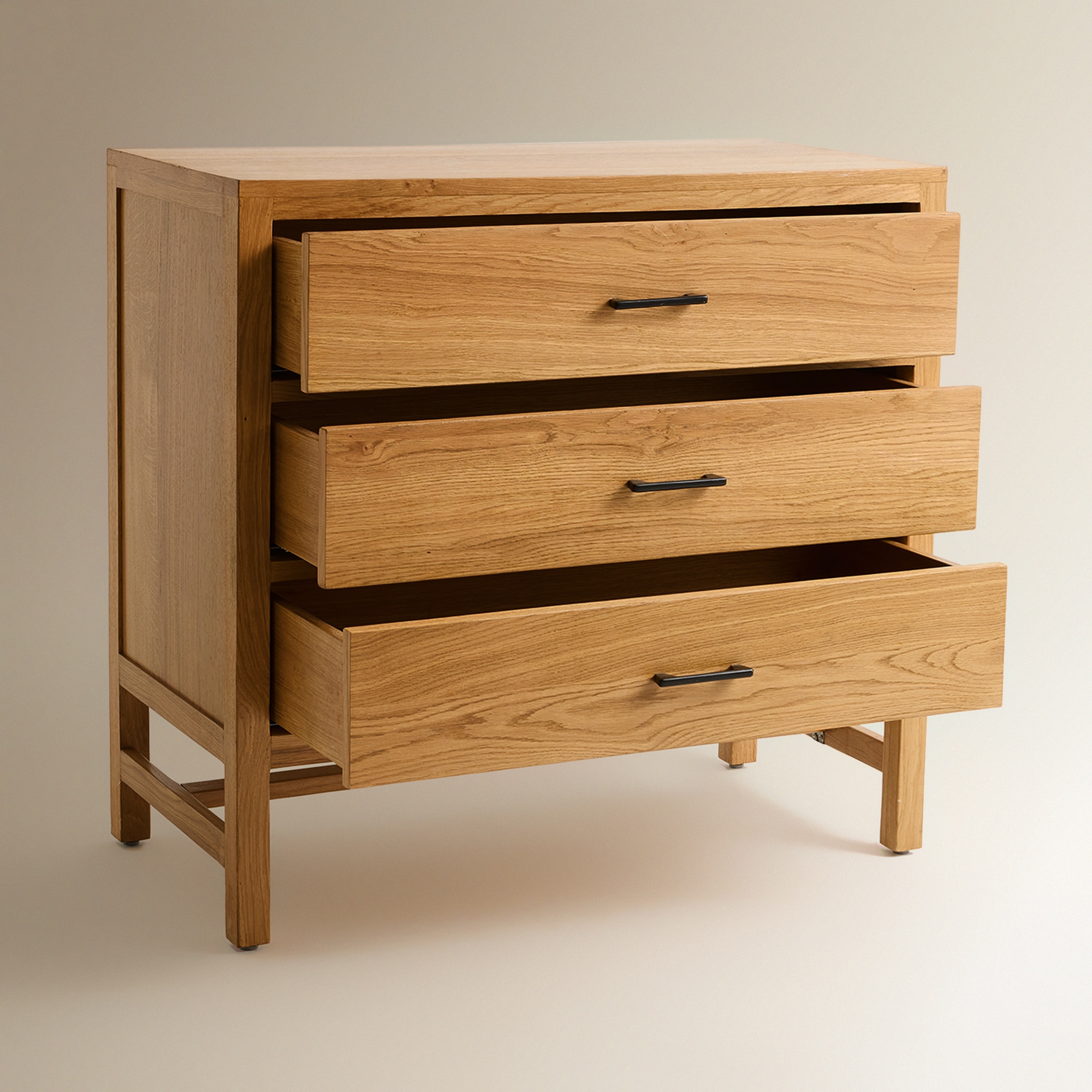 Cómoda com 3 Gavetas Olso Carvalho-5