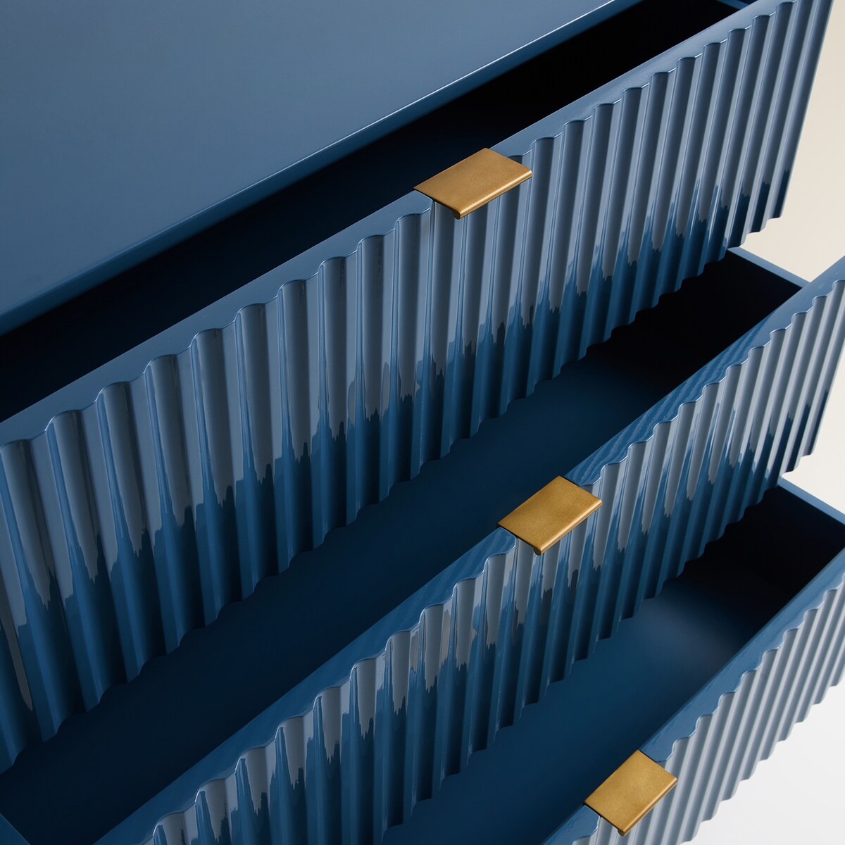 Cómoda com 3 Gavetas Arty Azul-7