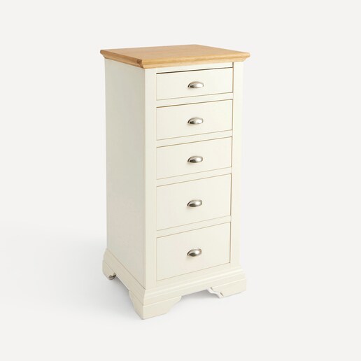 Chiffonnier de madera roble con 5 cajones Hampstead El Corte Inglés