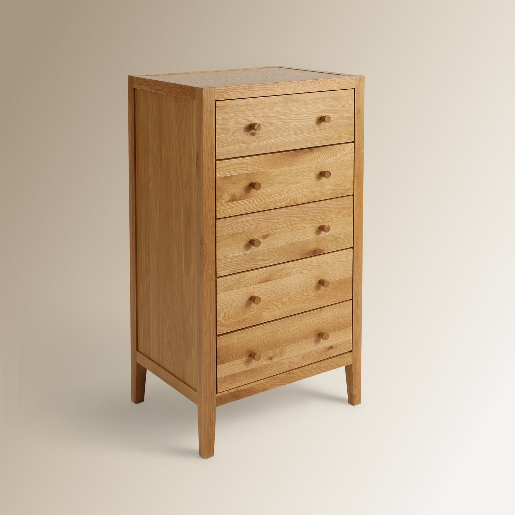 Imagem 0 de Chiffonnier de Carvalho com 5 Gavetas Baltic