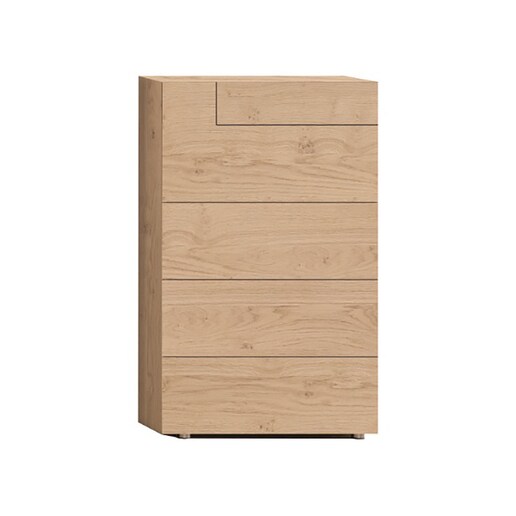 Chiffonnier de madera de roble con 5 cajones Tempo El Corte Inglés
