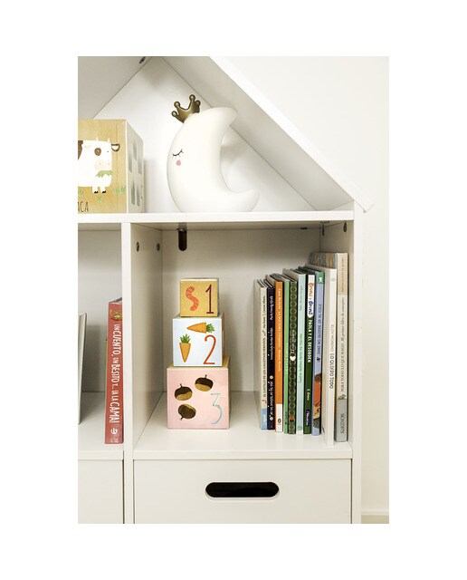 Estante com 2 gavetas House Mini Home - El Corte Inglés Branco-6
