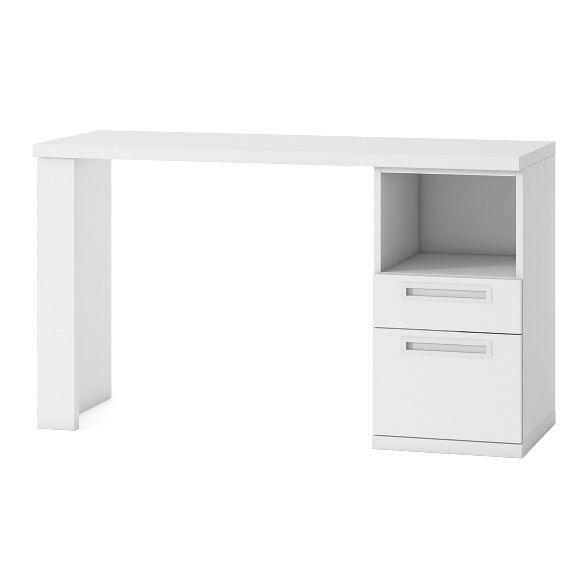 Escritorio con 2 cajones Mio El Corte Inglés - Blanco Blanco-1
