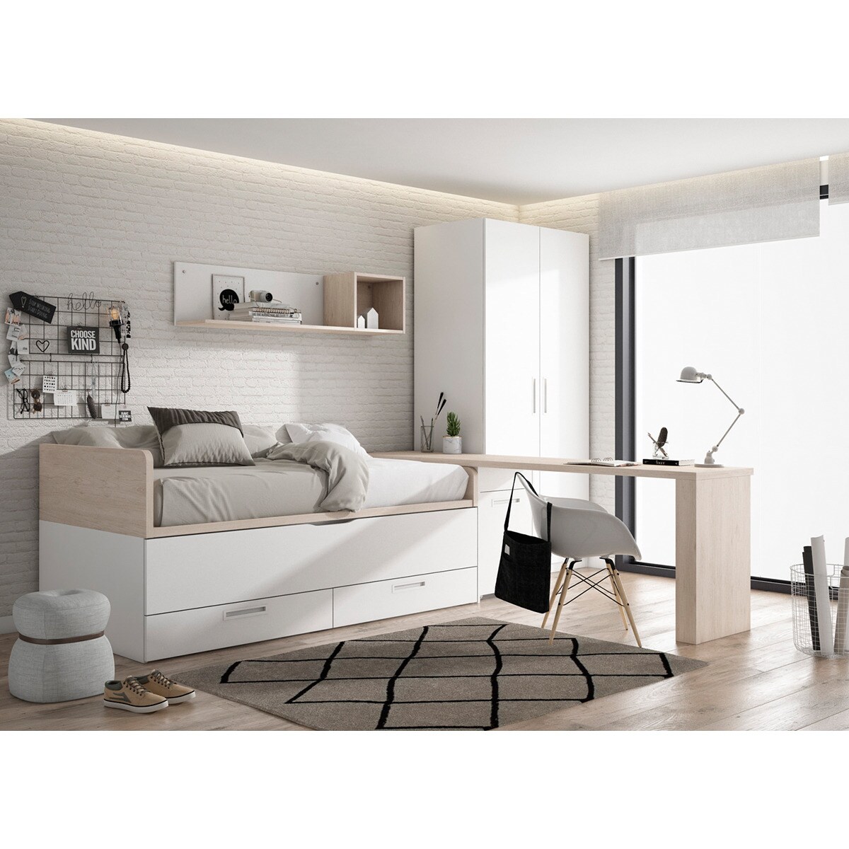 Encimera para escritorio Mio El Corte Inglés - Arena 200 cm Arena-2