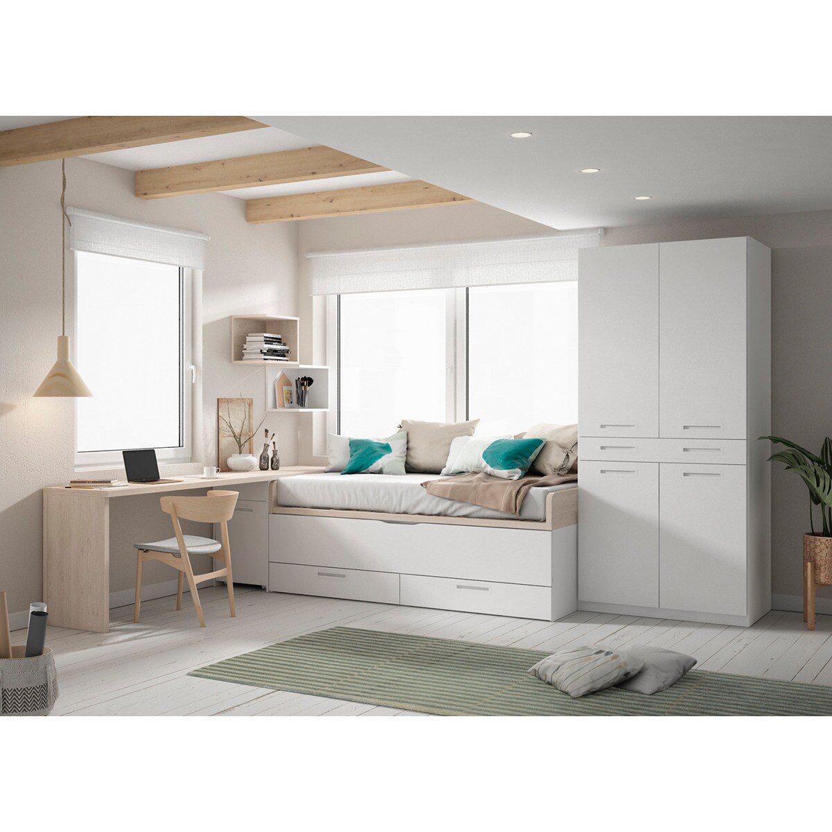 Encimera para escritorio Mio El Corte Inglés - Arena 200 cm Arena-3