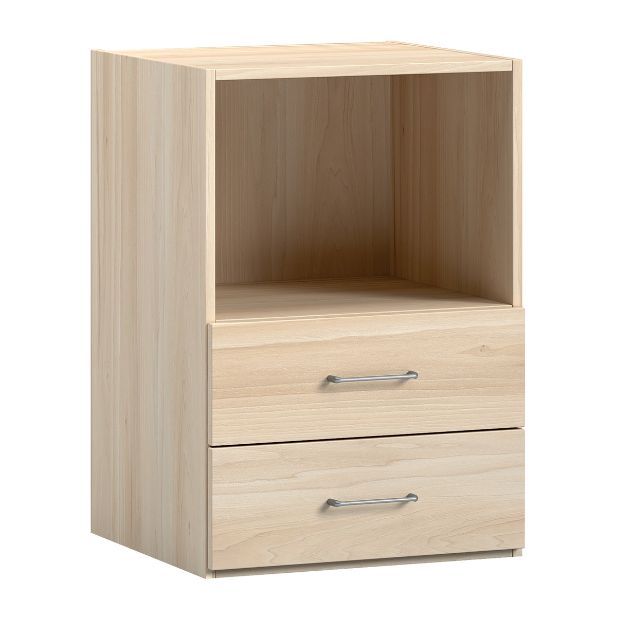 Cajonera para mesa de estudio con 2 cajones Noel El Corte Inglés - Abedul - Ámbar Abedul - Ámbar-1