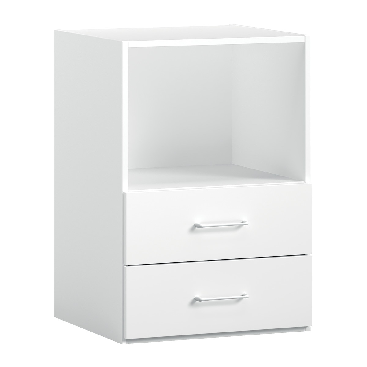 Cajonera para mesa de estudio con 2 cajones Noel El Corte Inglés - Blanco Blanco-1
