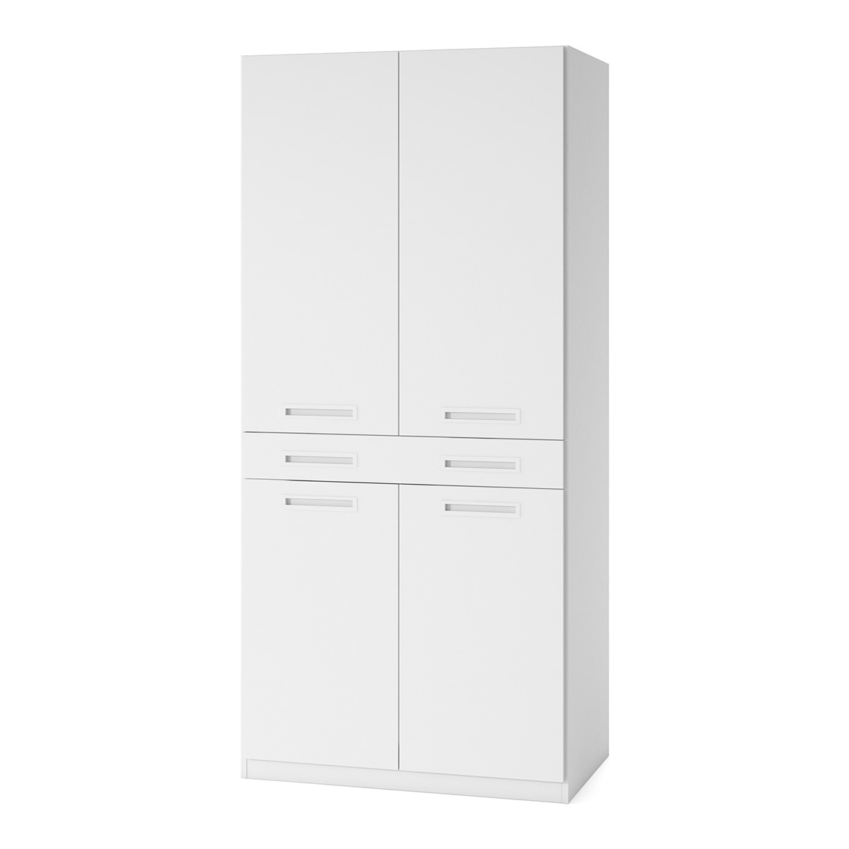 Imagen 1 de Armario con 4 puertas y 1 cajón Mio El Corte Inglés - Blanco Blanco