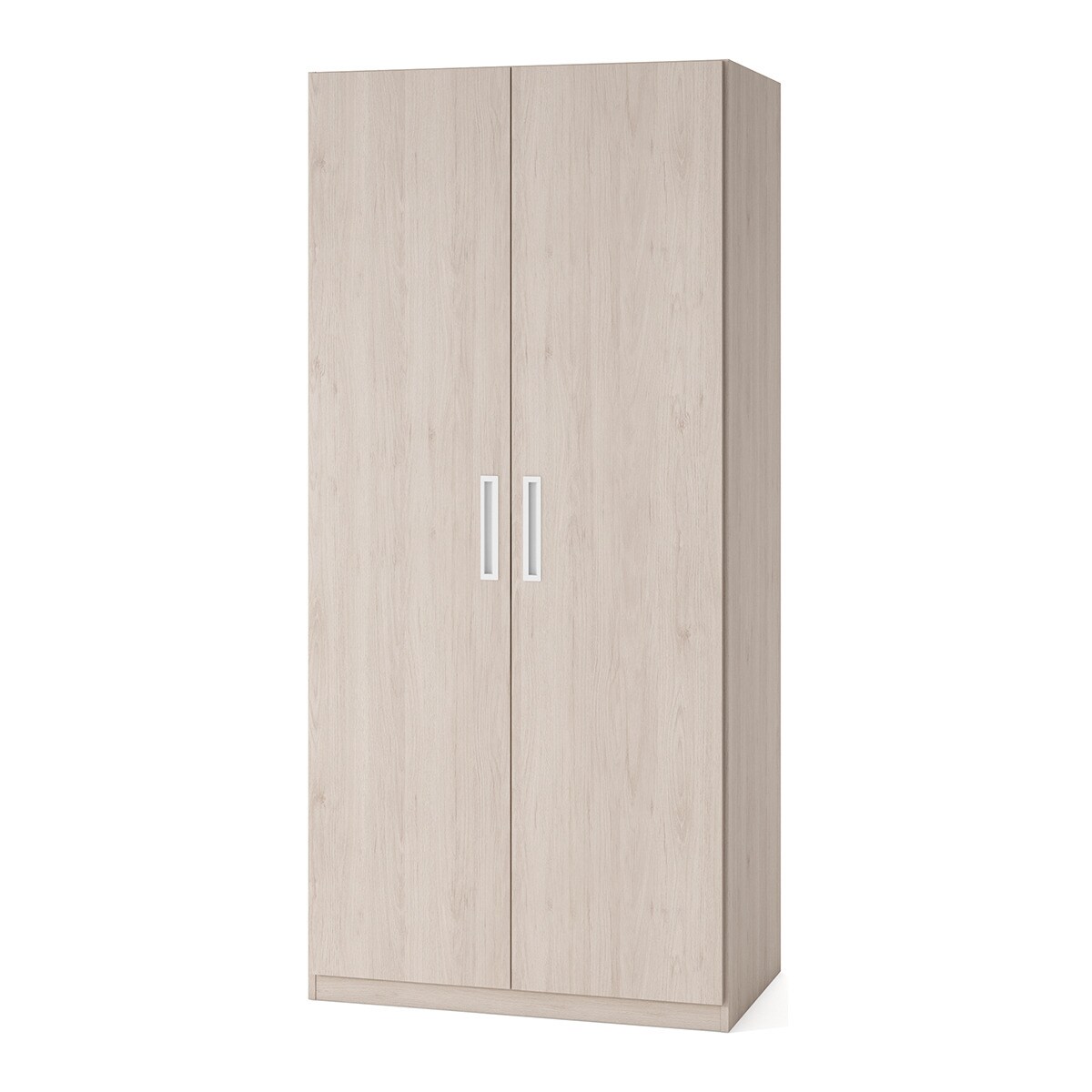 Armário com 2 portas, 2 prateleiras e 2 barras Mio Areia-2