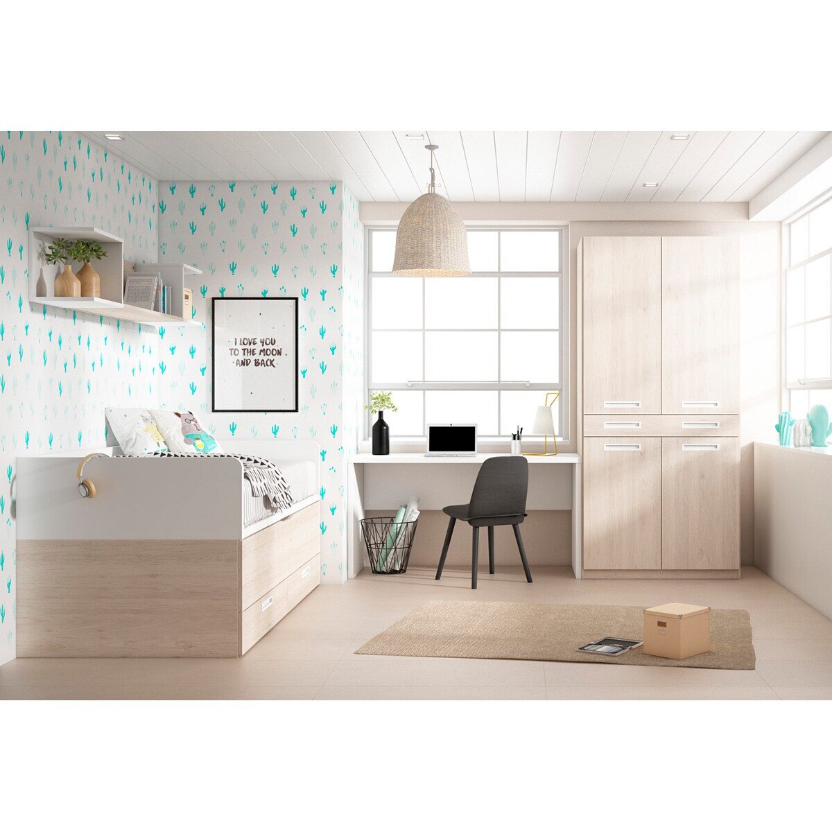 Imagen 3 de Armario con 4 puertas y 1 cajón Mio El Corte Inglés - Arena Arena