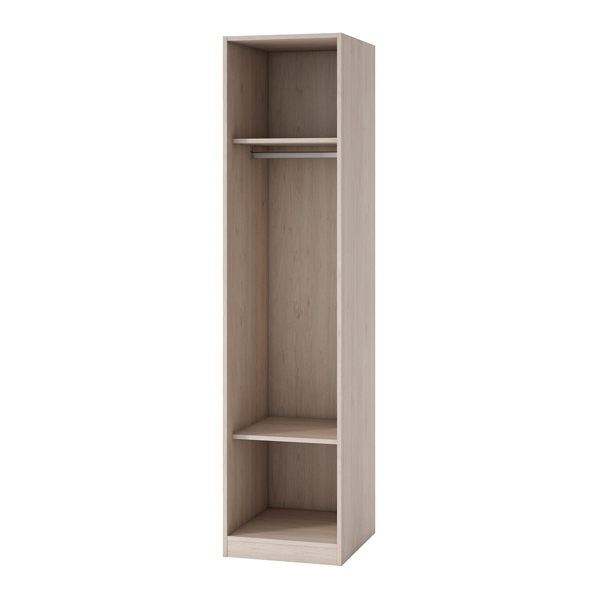 Armario con 1 puerta, 2 baldas y 1 barra Mio El Corte Inglés - Arena / Blanco Arena / Blanco-1