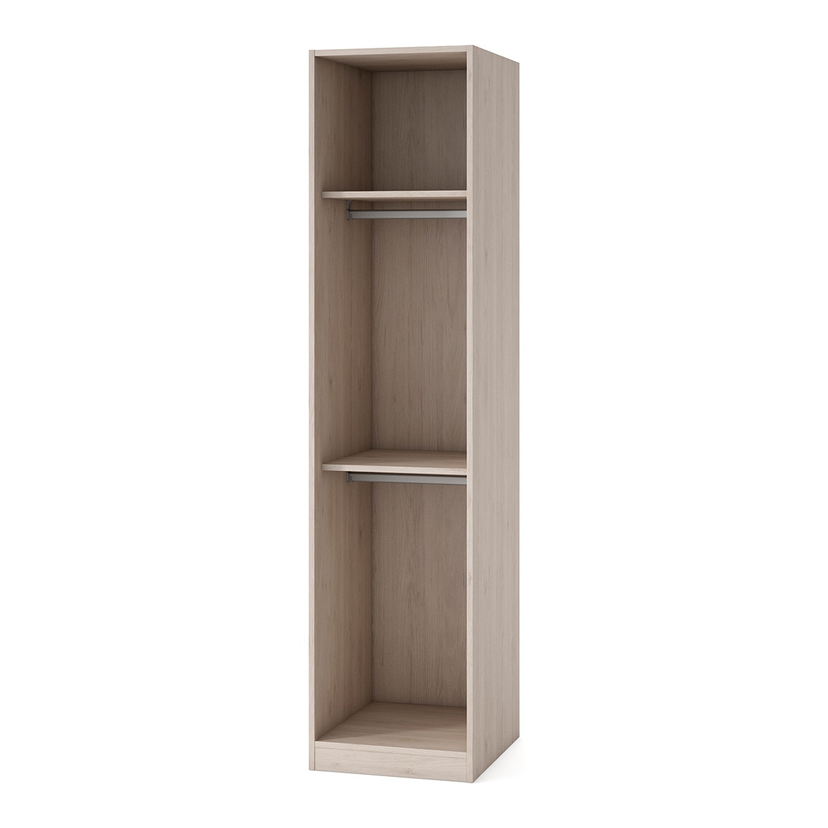 Armario con 1 puerta, 2 baldas y 2 barras Mio El Corte Inglés - Arena / Blanco Arena / Blanco-1