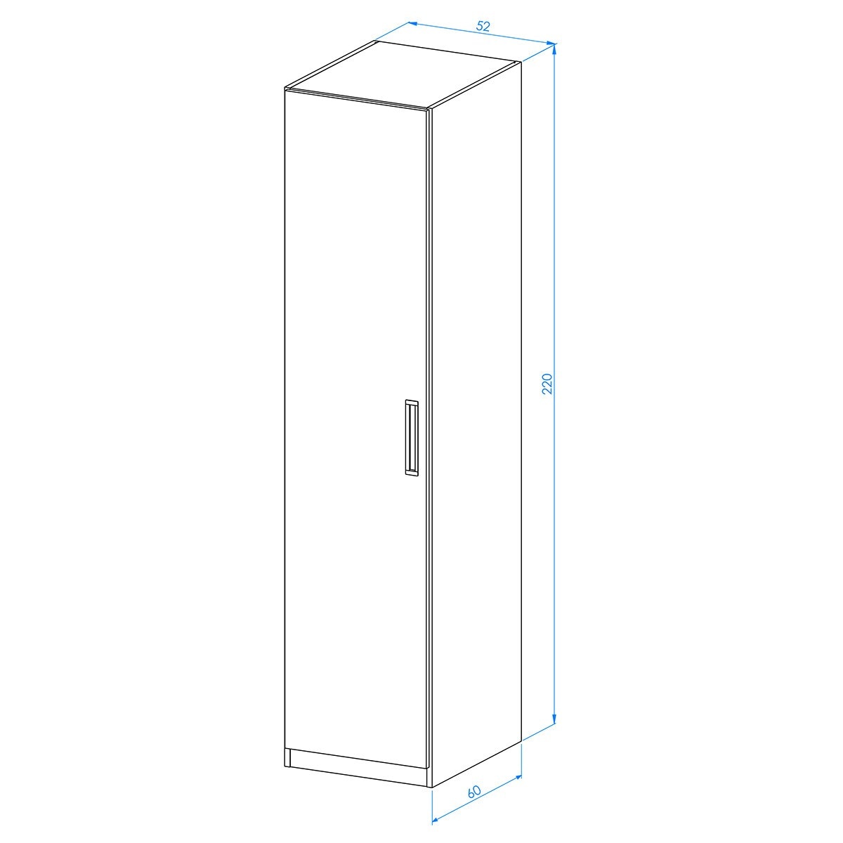 Armario con 1 puerta, 1 balda y 2 cajones Mio El Corte Inglés - Arena / Blanco Arena / Blanco-3