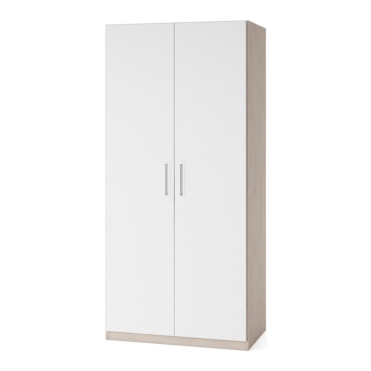 Armario con 2 puertas, 1 balda y 2 cajones Mio El Corte Inglés - Arena / Blanco Arena / Blanco-2