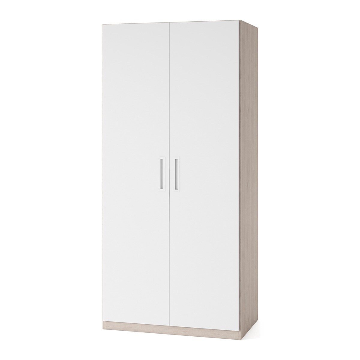 Armario con 2 puertas, 1 balda, divisor y 4 cajones Mio El Corte Inglés - Arena / Blanco Arena / Blanco-2